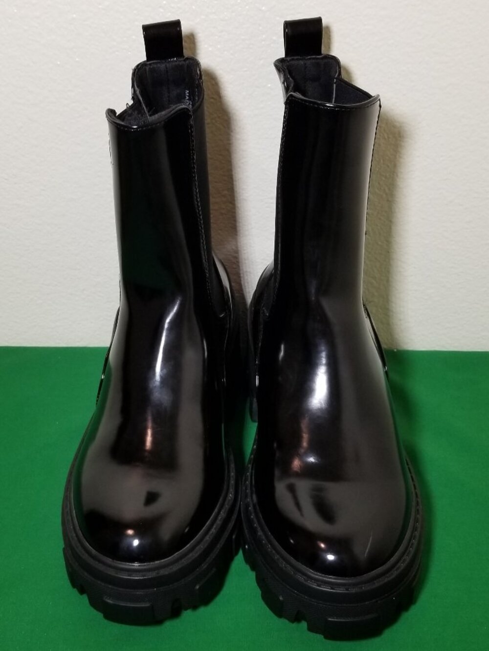 ASOS Design Womens Size 10W Chunky Black Boot Punk Goth Grunge Whimsy Retro NWOT